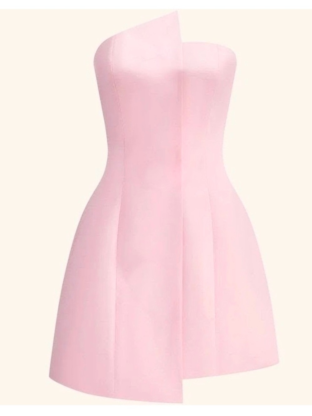 Commense Light Pink Satin Tube Mini Dress.
NWT XS